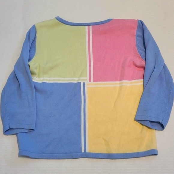 Talbots Color-Block Sweater - Picture 2 of 4